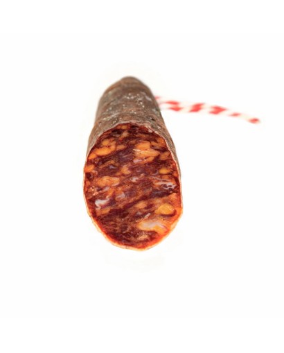 100% ibériai makkal táplált chorizo Señorio de Montanera